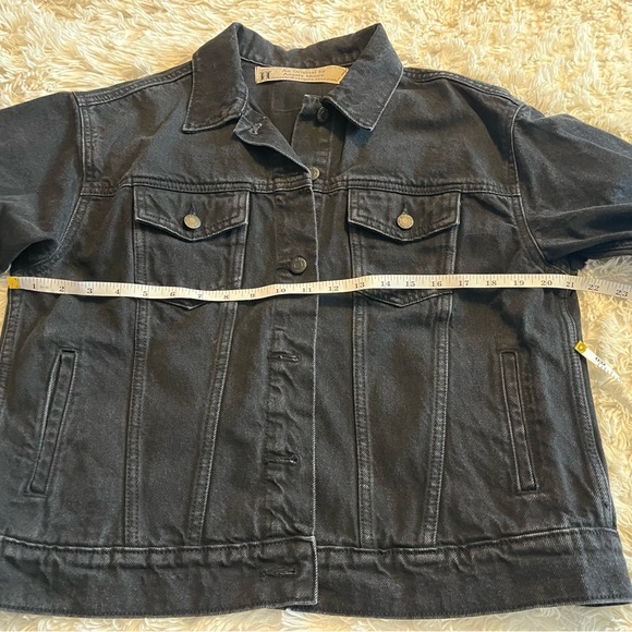 Harley-Davidson Up-Cycled Luck Of The Irish Black Denim Jacket Women’s Large - Picture 7 of 8